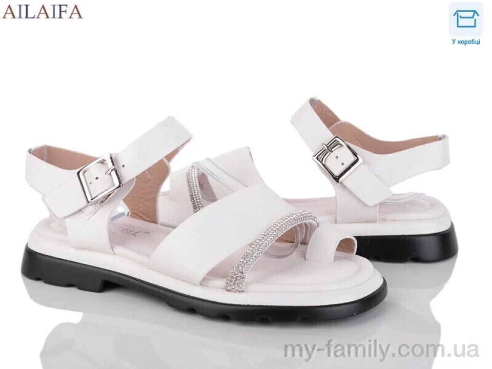 Босоніжки штучна шкіра білий жінки -, Жіночі босоніжки оптом