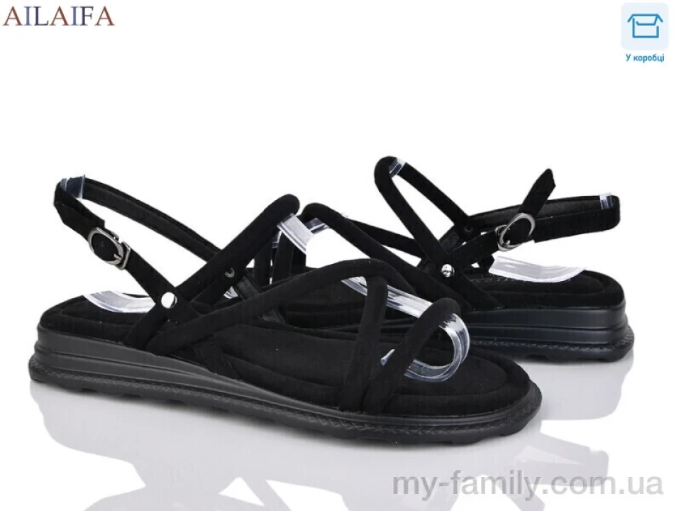 Босоніжки штучна замша чорний жінки -, Жіночі босоніжки оптом