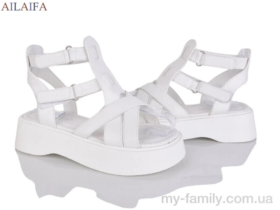 Босоніжки штучна шкіра білий жінки -, Жіночі босоніжки оптом