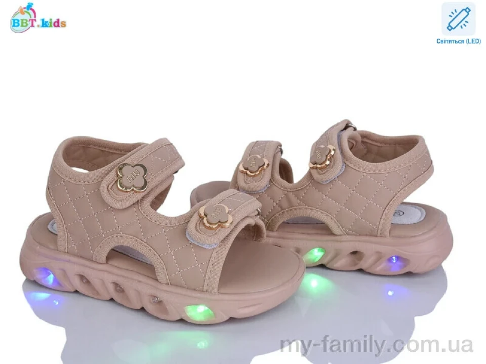 Босоніжки штучна шкіра коричневий діти дівчинка, Взуття оптом діти