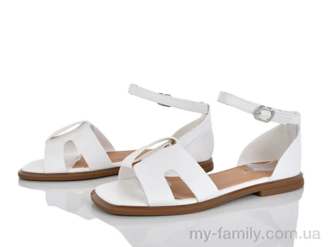 Босоножки искусственная кожа белый женщины -, Женские босоножки оптом