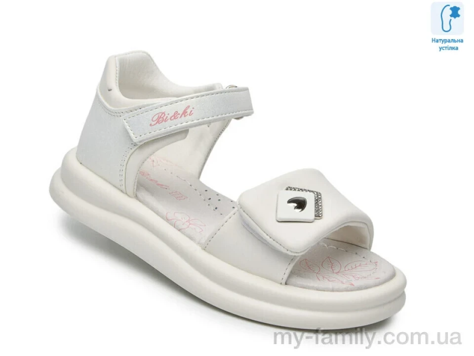 Босоніжки штучна шкіра білий діти дівчинка, Взуття оптом діти