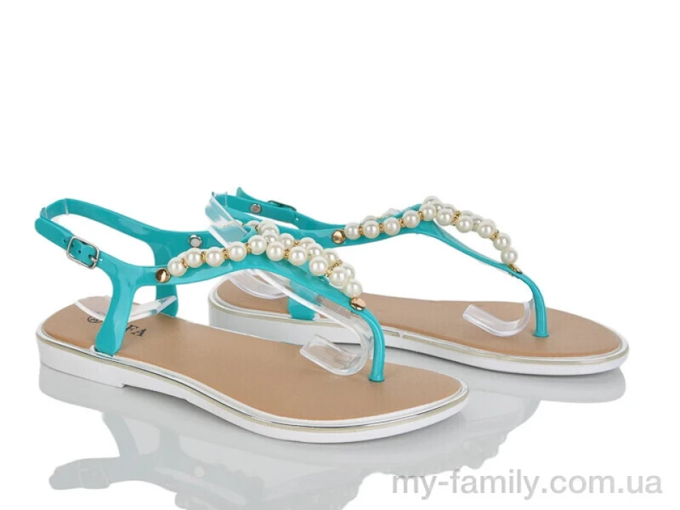 Босоніжки силікон зелений жінки -, Жіночі босоніжки оптом