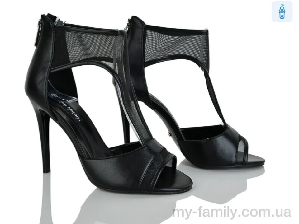 Босоніжки штучна шкіра-текстиль чорний жінки -, Жіночі босоніжки оптом