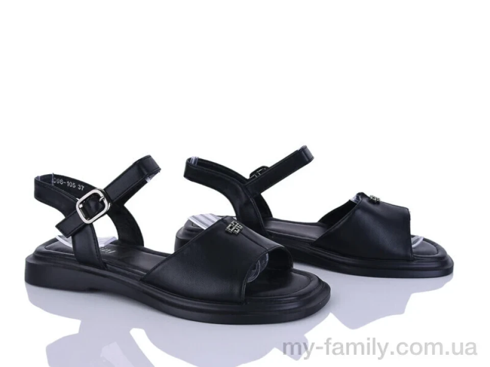 Босоніжки штучна шкіра чорний жінки -, Жіночі босоніжки оптом