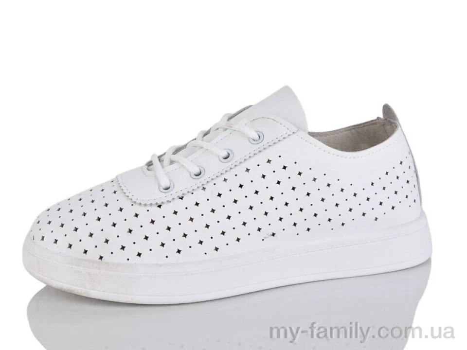 Кросівки штучна шкіра білий жінки -, Жіночі кросівки оптом