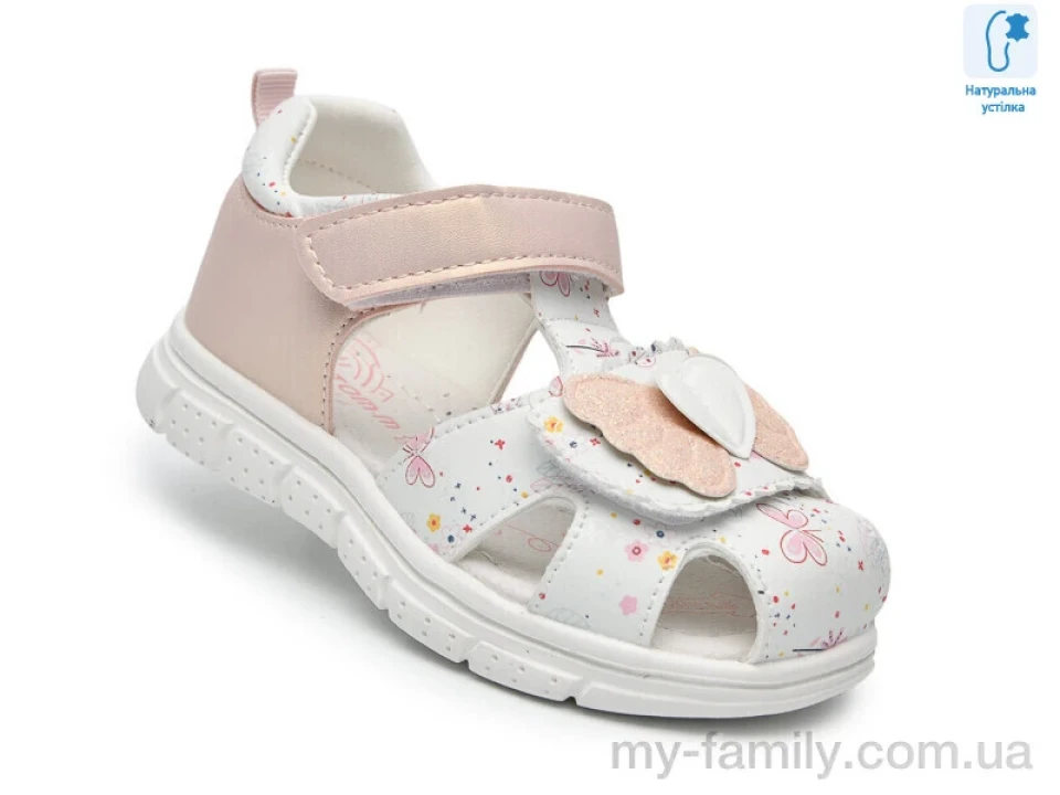 Босоніжки штучна шкіра білий діти дівчинка, Взуття оптом діти