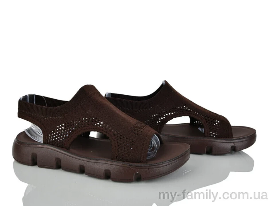 Босоніжки текстиль коричневий жінки -, Жіночі босоніжки оптом