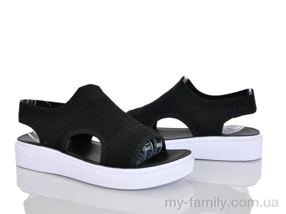 Босоніжки текстиль чорний жінки -, Жіночі босоніжки оптом