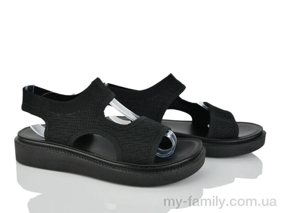 Босоніжки текстиль чорний жінки -, Жіночі босоніжки оптом