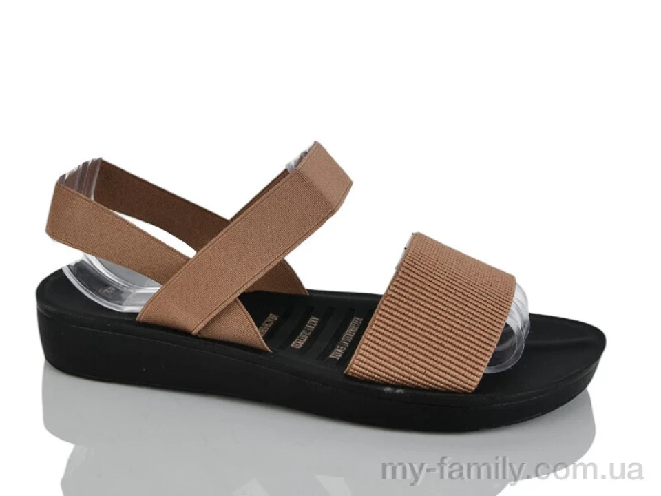 Босоніжки текстиль коричневий жінки -, Жіночі босоніжки оптом
