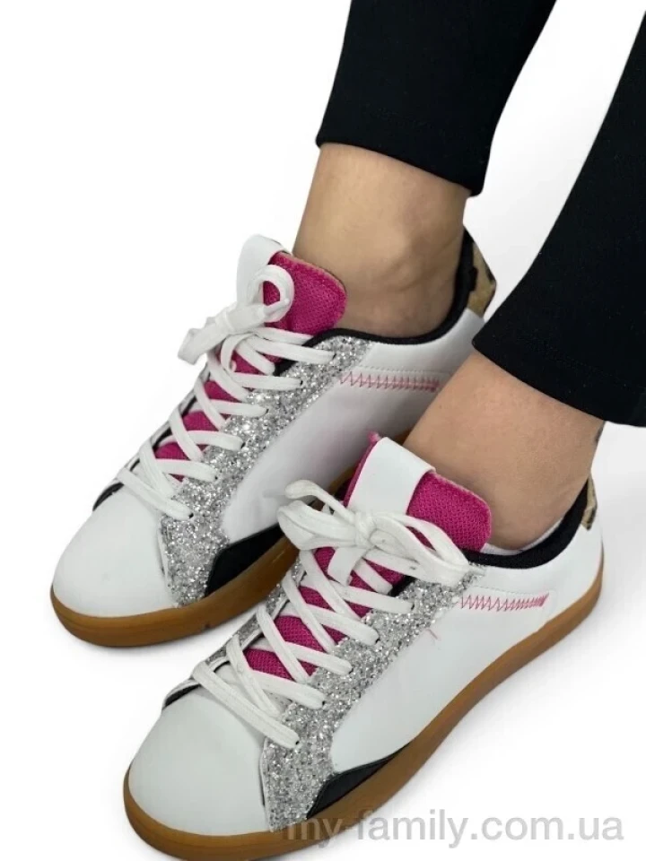 Кросівки штучна шкіра білий жінки -, Жіночі кросівки оптом