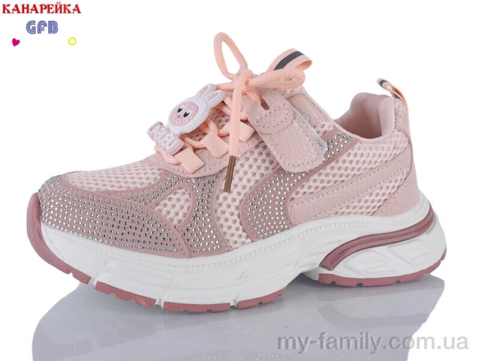 Кросівки штучна шкіра-текстиль рожевий діти дівчинка, Дитячі кросівки оптом