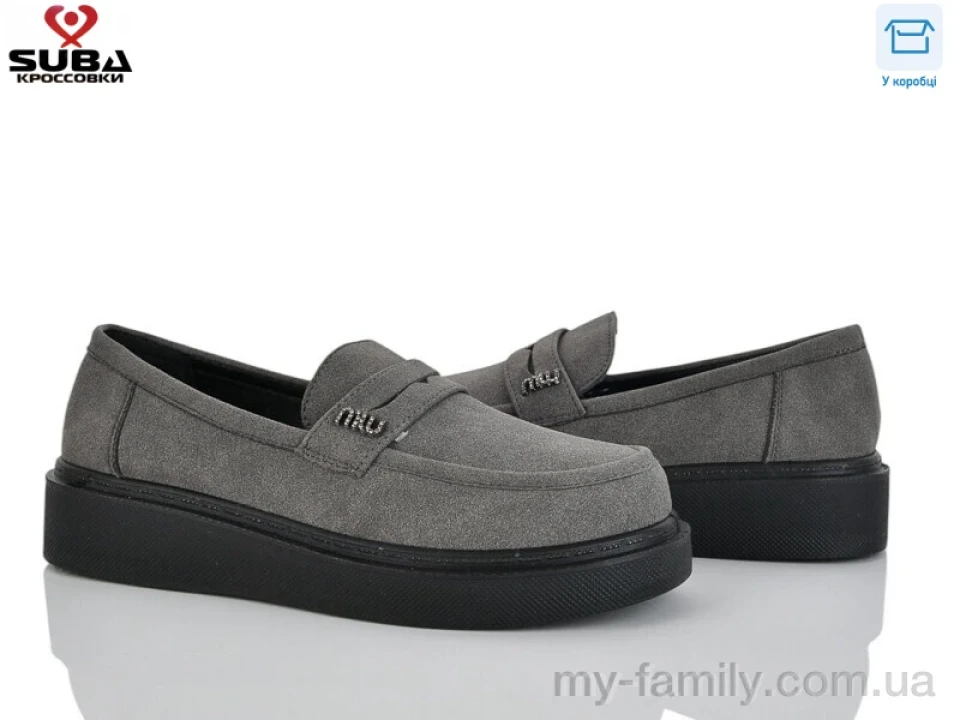 Туфлі штучна замша сірий жінки -, Туфлі жіночі оптом