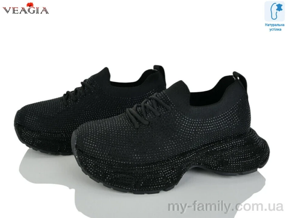 Кросівки текстиль чорний жінки -, Жіночі кросівки оптом