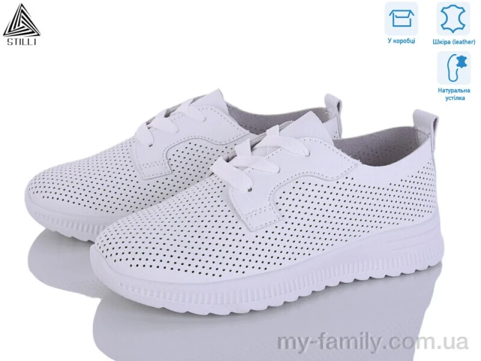 Кросівки натуральна шкіра білий жінки -, Жіночі кросівки оптом