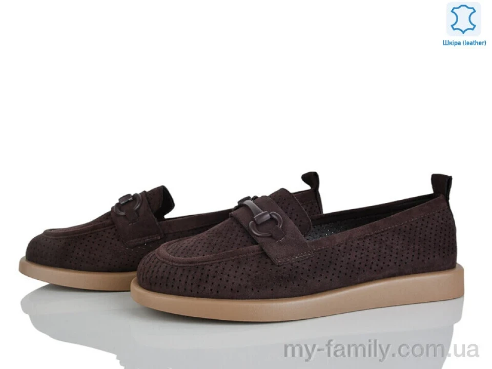 Туфлі натуральна замша коричневий жінки -, Туфлі жіночі оптом