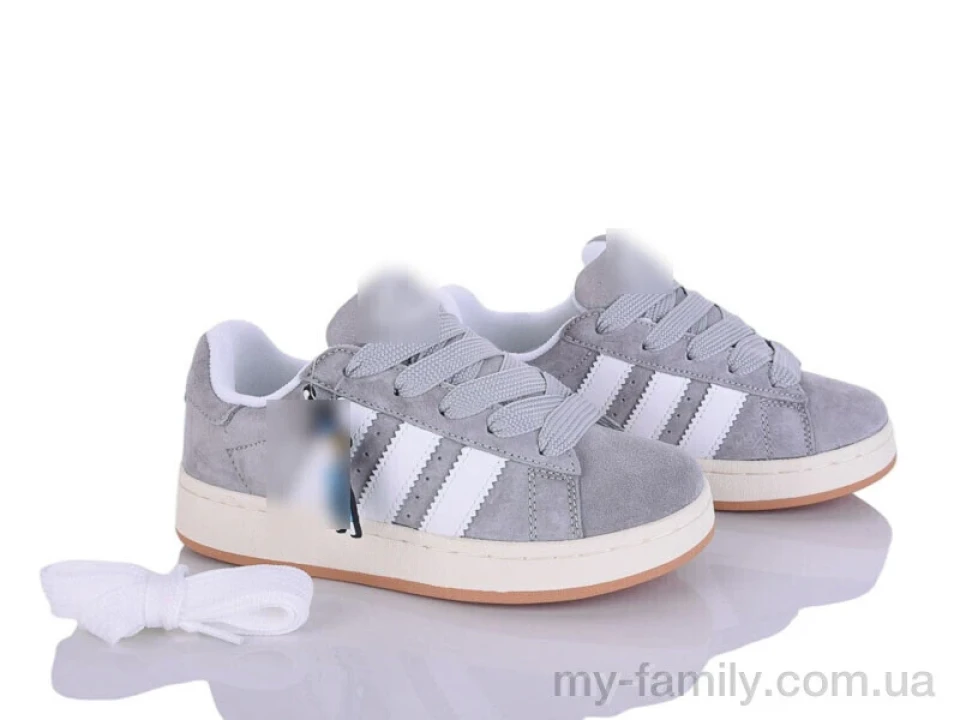 Кросівки штучна замша сірий діти унісекс, Дитячі кросівки оптом