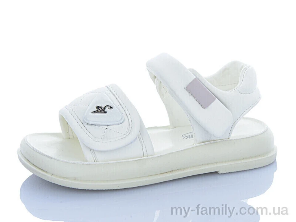 Босоніжки штучна шкіра білий діти дівчинка, Взуття оптом діти