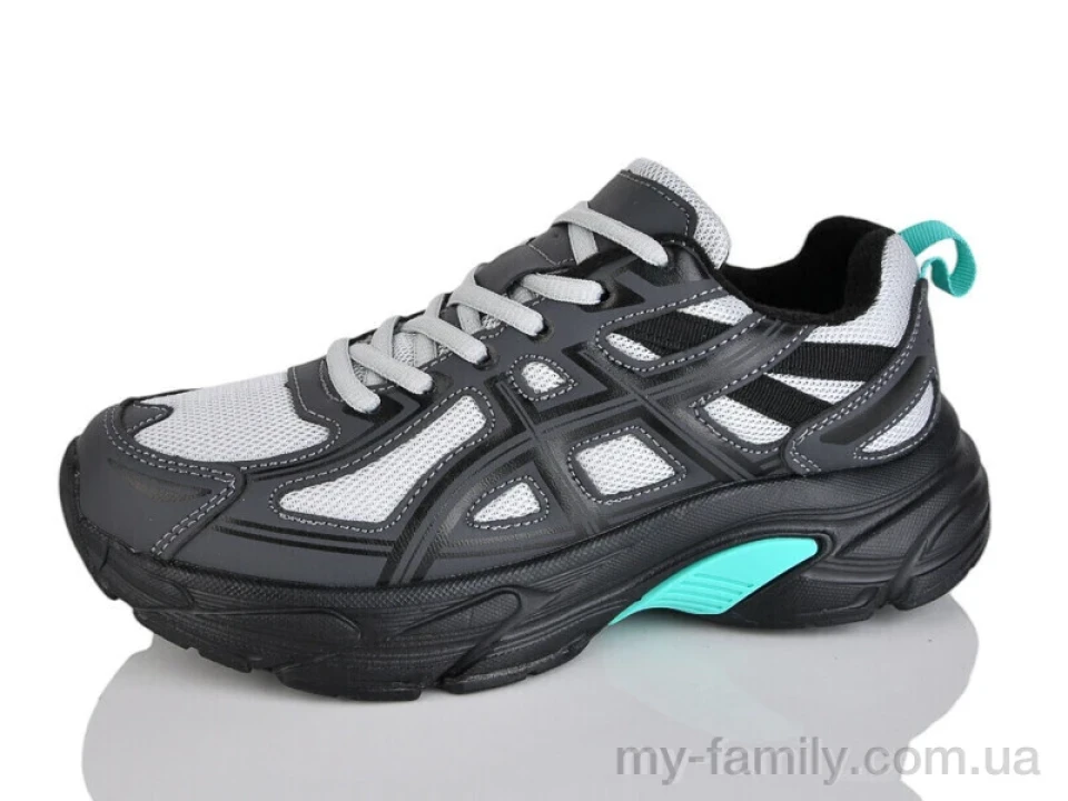 Кросівки штучна шкіра-текстиль сірий унісекс -, Унісекс кросівки оптом