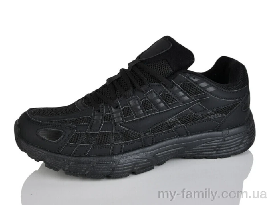 Кросівки штучна шкіра-текстиль чорний чоловіки -, Чоловічі кросівки оптом