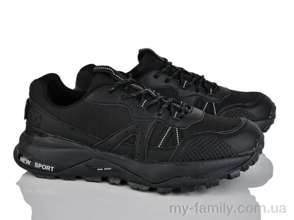 Кросівки штучна шкіра-текстиль чорний чоловіки -, Чоловічі кросівки оптом