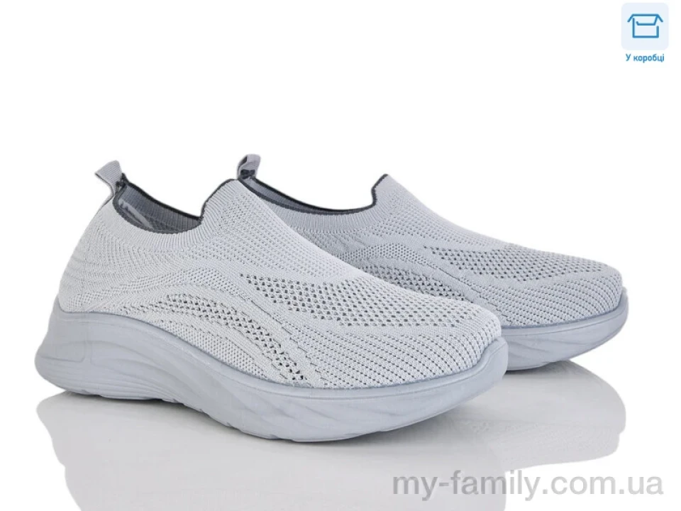 Кросівки текстиль сірий жінки -, Жіночі кросівки оптом