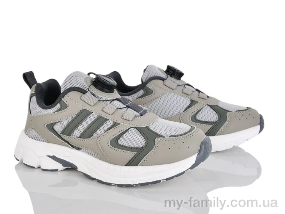 Кроссовки искусственная кожа-текстиль хаки дети мальчик, Детски кроссовки оптом