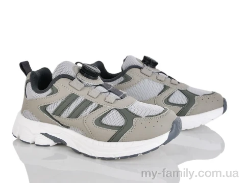 Кросівки штучна шкіра-текстиль хакі діти хлопчик, Дитячі кросівки оптом