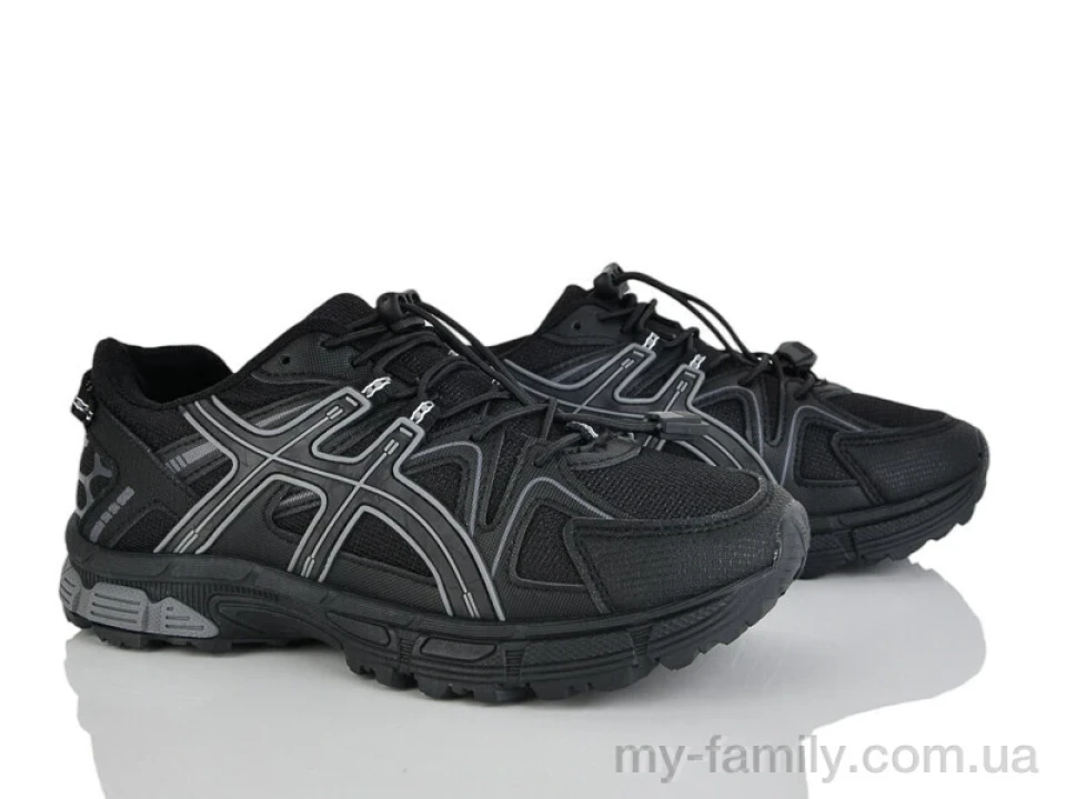 Кросівки штучна шкіра-текстиль чорний жінки -, Жіночі кросівки оптом