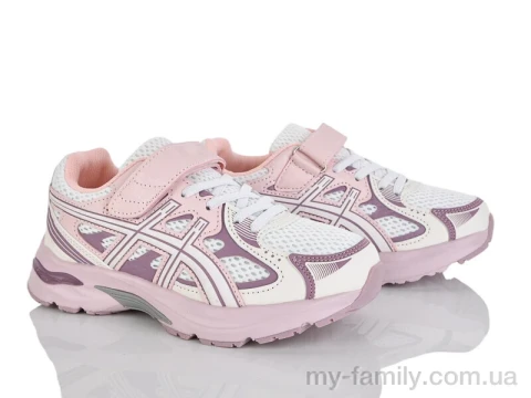 Кросівки штучна шкіра-текстиль рожевий діти дівчинка, Дитячі кросівки оптом