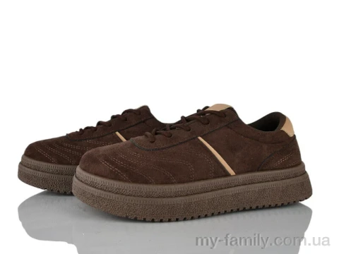Кросівки штучна замша коричневий жінки -, Жіночі кросівки оптом