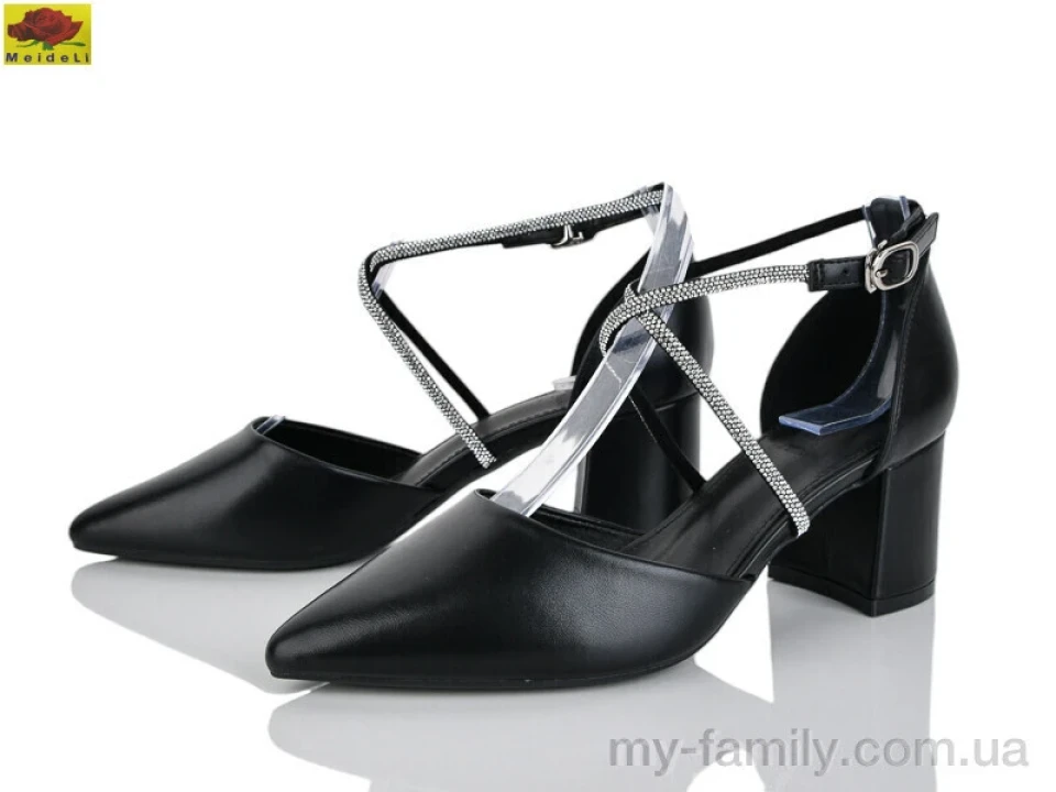 Туфлі штучна шкіра чорний жінки -, Туфлі оптом