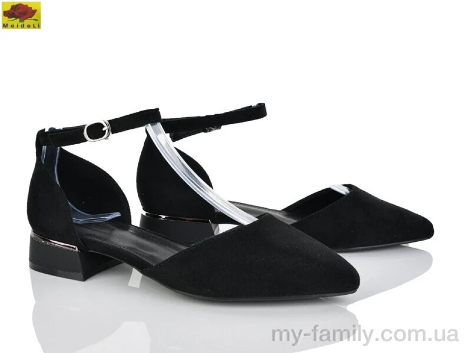 Туфлі штучна замша чорний жінки -, Туфлі жіночі оптом