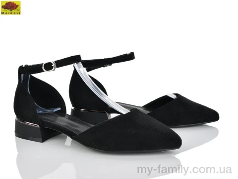 Туфлі штучна замша чорний жінки -, Туфлі жіночі оптом