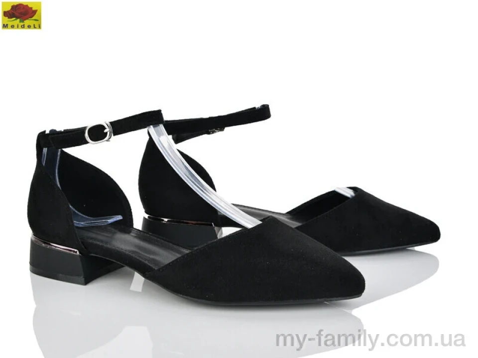 Туфлі штучна замша чорний жінки -, Туфлі оптом