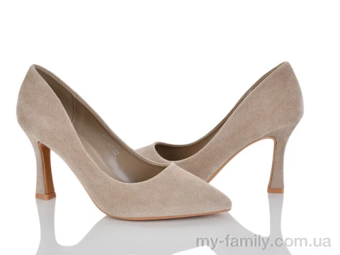 Туфли искусственная замша бежевый женщины -, Туфли женские оптом