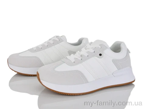 Кросівки штучна шкіра-штучна замша білий жінки -, Жіночі кросівки оптом