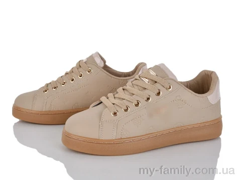 Кросівки штучна шкіра бежевий жінки -, Жіночі кросівки оптом