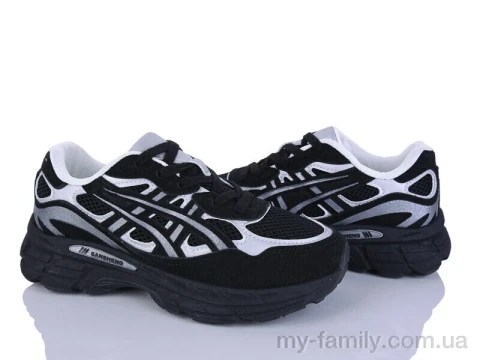 Кросівки штучна замша-текстиль чорний жінки -, Жіночі кросівки оптом