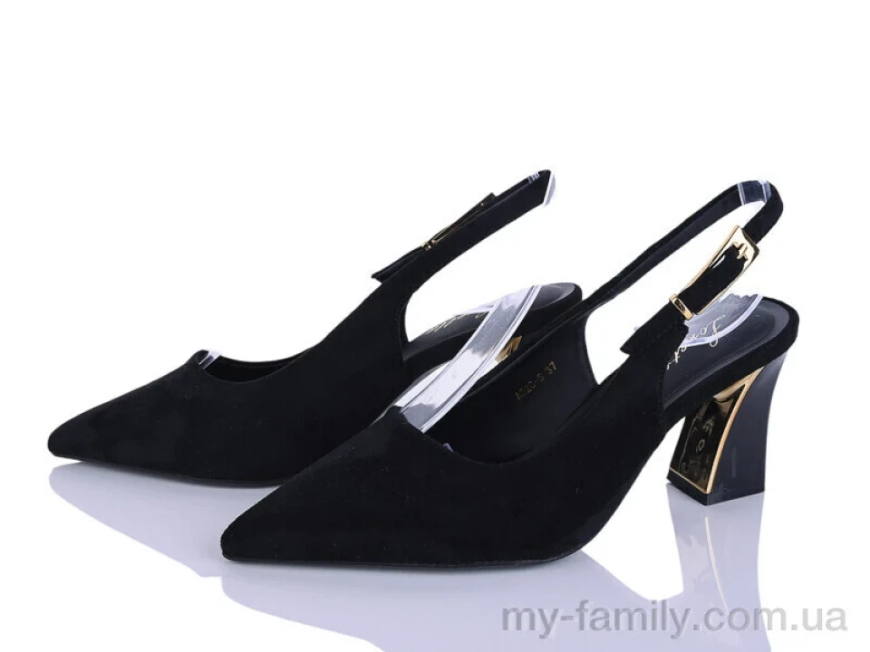 Туфлі штучна замша чорний жінки -, Туфлі жіночі оптом