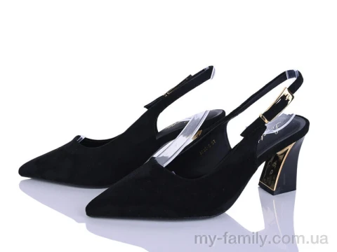 Туфлі штучна замша чорний жінки -, Туфлі жіночі оптом
