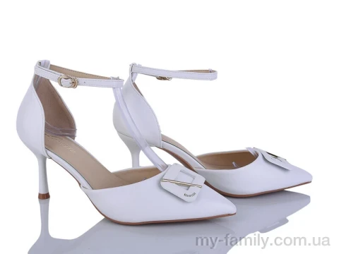 Туфлі штучна шкіра білий жінки -, Туфлі жіночі оптом