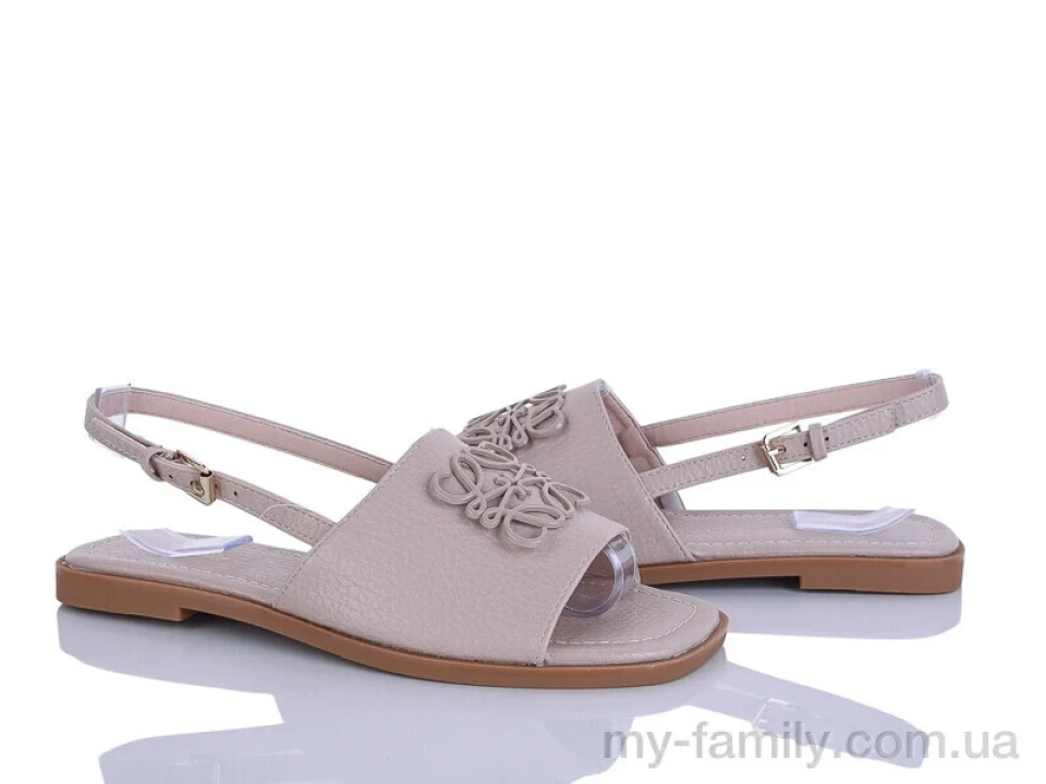 Босоніжки штучна шкіра бежевий жінки -, Жіночі босоніжки оптом