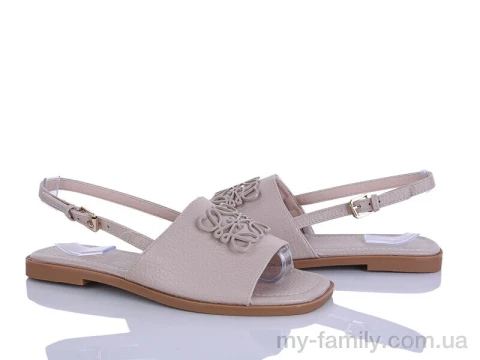 Босоніжки штучна шкіра бежевий жінки -, Жіночі босоніжки оптом