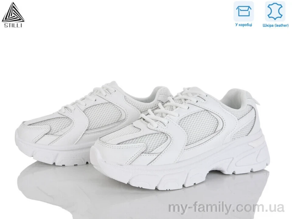Кроссовки натуральная кожа-текстиль белый женщины -, Женские кроссовки оптом