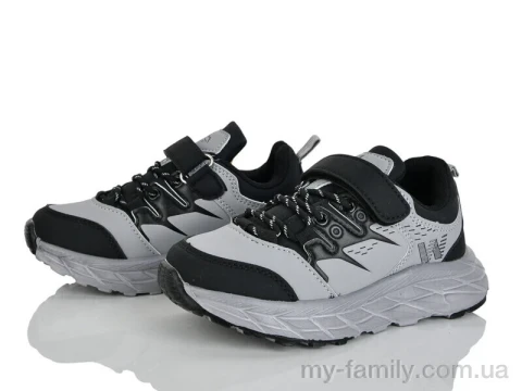 Кросівки штучна шкіра сірий діти унісекс, Дитячі кросівки оптом