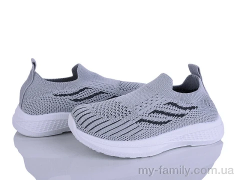 Кросівки текстиль сірий діти унісекс, Дитячі кросівки оптом