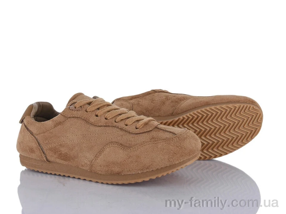 Кросівки штучна замша коричневий жінки -, Жіночі кросівки оптом