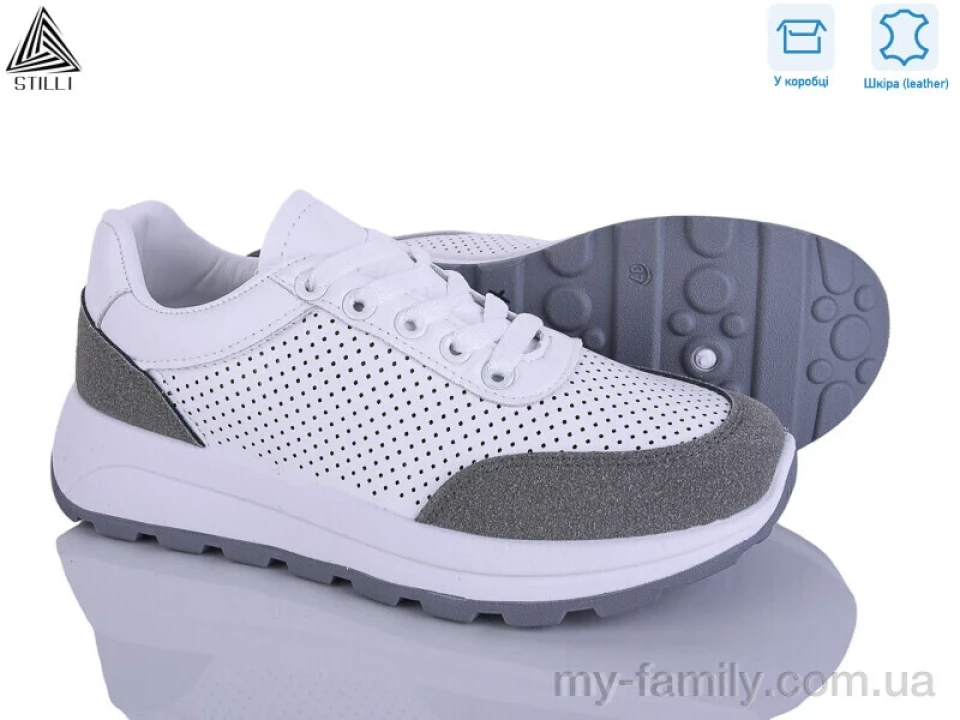 Кросівки натуральна шкіра-натуральна замша білий жінки -, Жіночі кросівки оптом